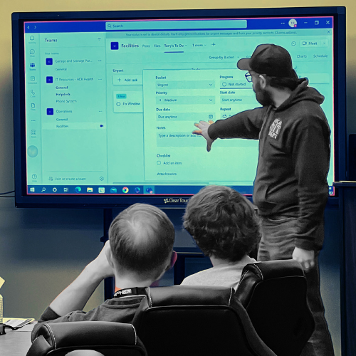 Training classroom at the Tech Center