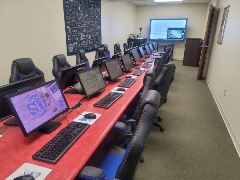 Growth Mode technicians working on client equipment